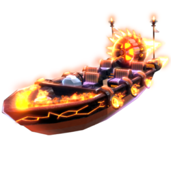 Volcanic Speedboat