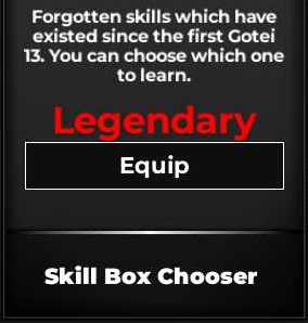 Skill Box Chooser