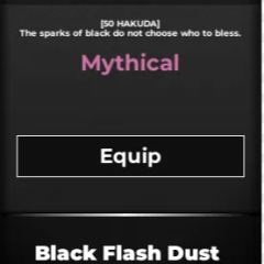 Black Flash Dust