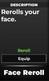 x100 Face Reroll