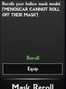 x100 Mask Reroll