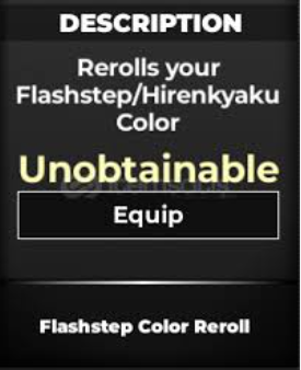 x100 Flashstep Reroll