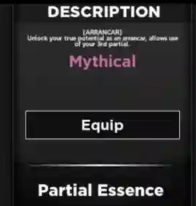 Partial Essence