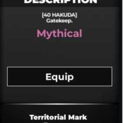 Territorial Mark Essence