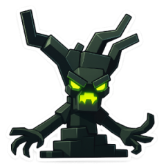 Huge Neon Hallow Tree (7.1-8.6M DPS)