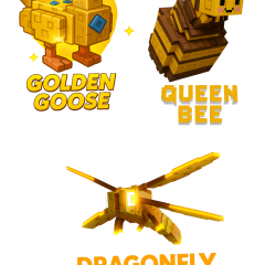 Golden Goose + Dragonfly + Queen Bee